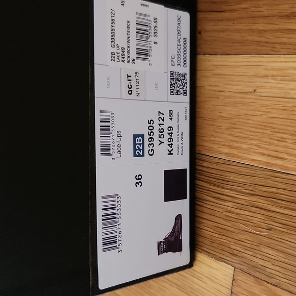 Chanel shearling platform combat boots with socks - Picture 7 of 7